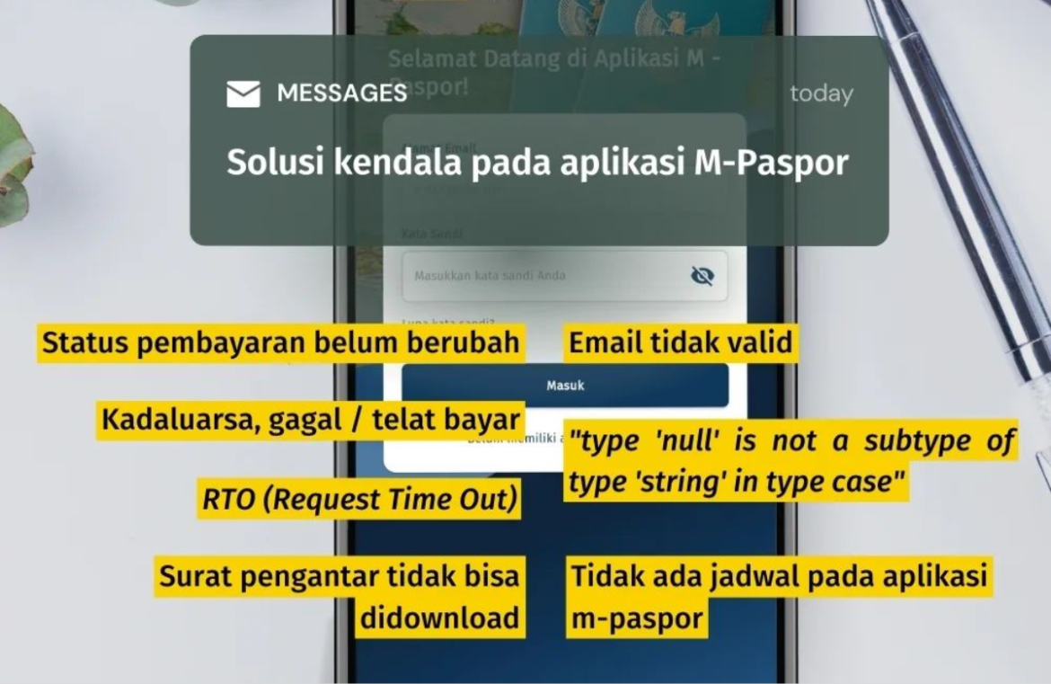 Solusi Kendala Pada Aplikasi M-Paspor